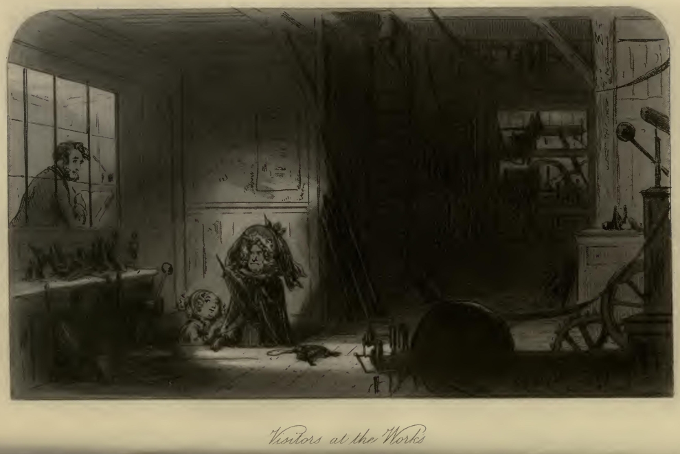 Visitors at the Works