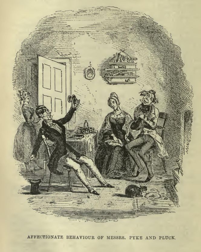Affectionate behaviour of Messrs. Pyke and Pluck.